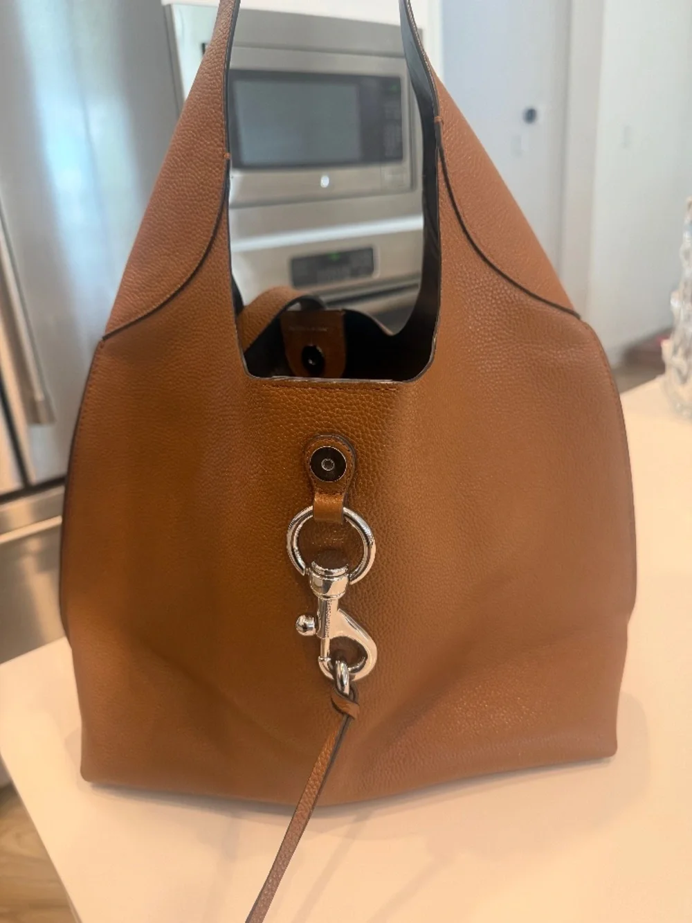 Rebecca Minkoff Megan Hobo – Cognac/Camel Leather